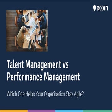 Performance Management or Talent Management?
