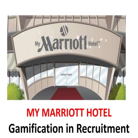 My Marriott Hotel - Gamification in recruitment - Manu Melwin Joy