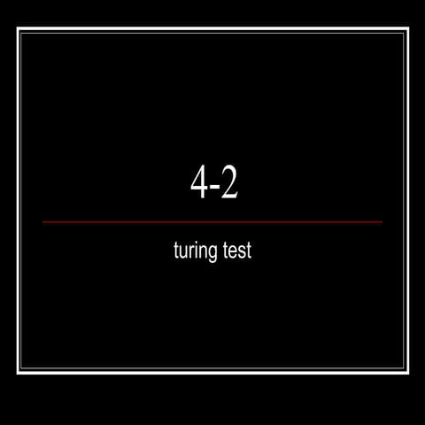 Reverse Turing Test | PPTX