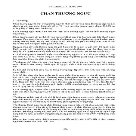 Chấn thương ngực