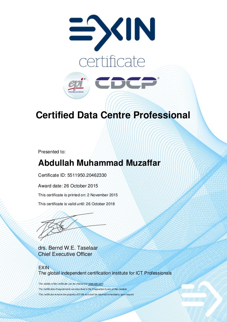 CDCP Online Test