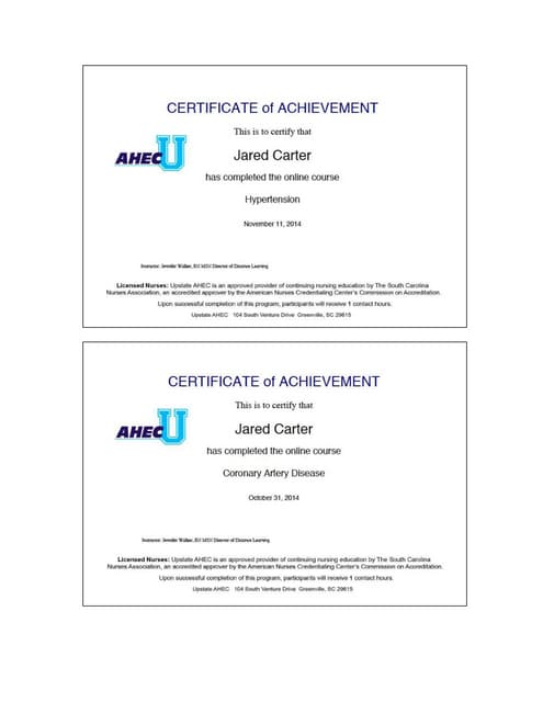 NIHSS Certification | PDF
