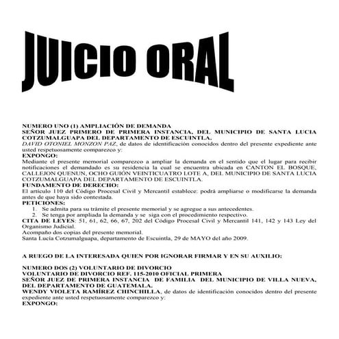 420 memoriales generales