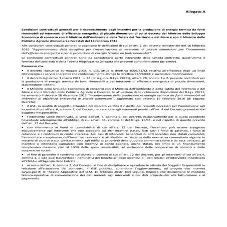 Contratto-tipo erogazione incentivi nuovo conto termico