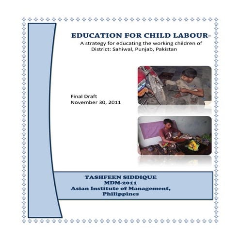 Writing Sample-Research Report on Education-Tashfeen | PDF