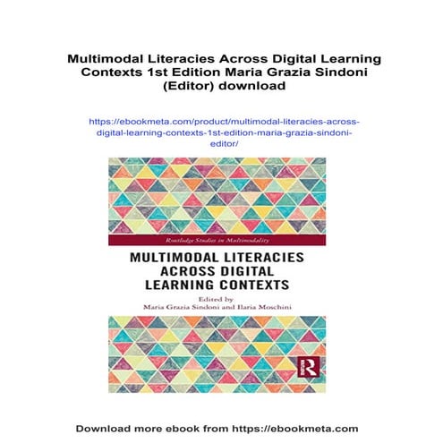 Multimodal Literacies Across Digital Learning Contexts 1st Edition Maria Graz...