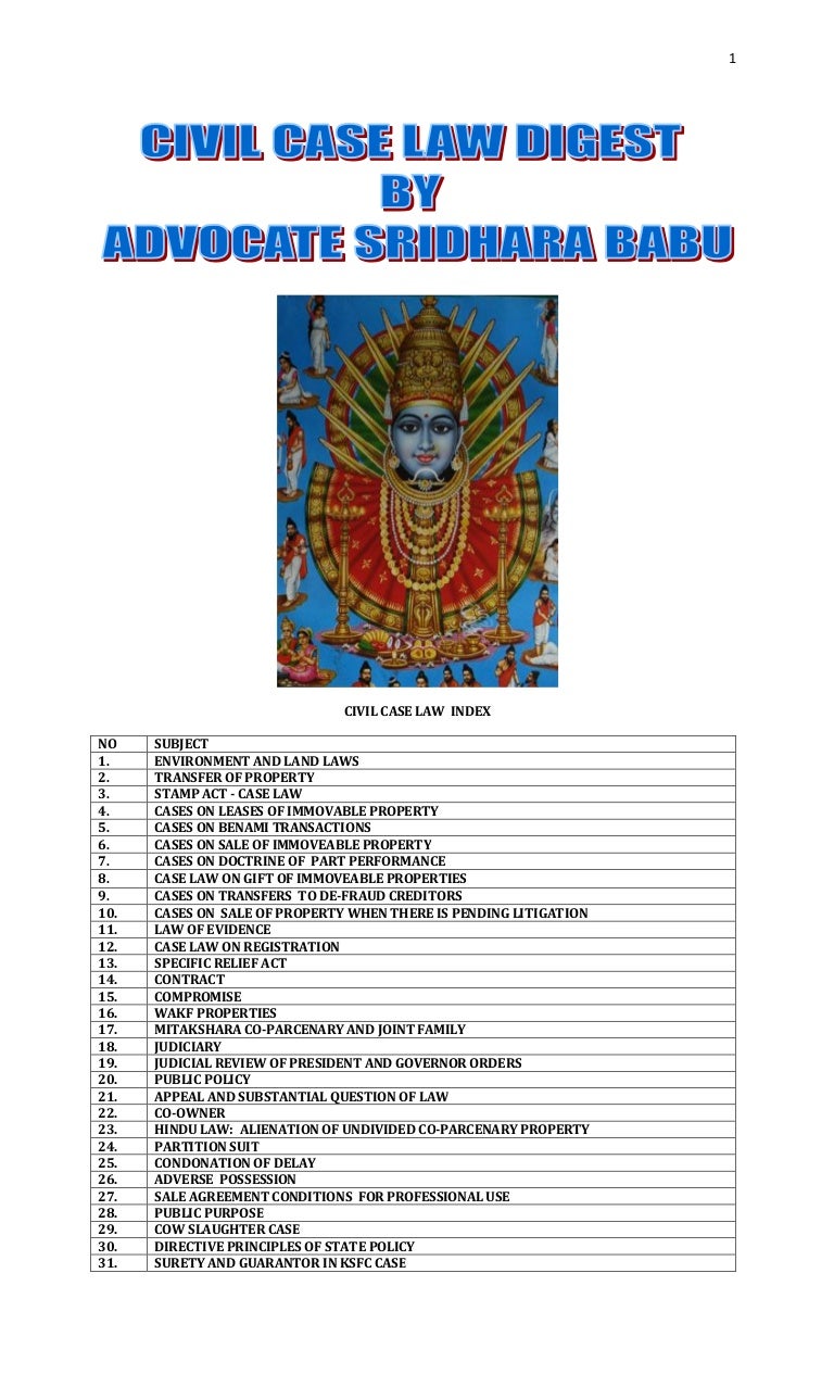 42208002 civilcaselawdigest