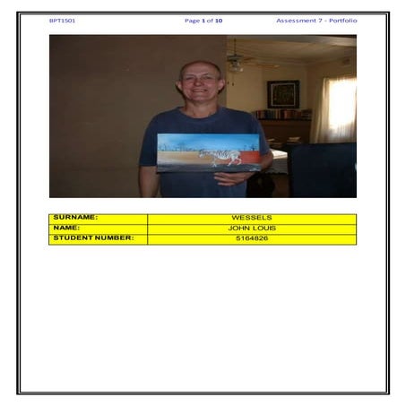 J.L. Wessels EPORTFOLIO5164826