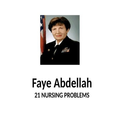 Faye-Abdellah-nursing theories education