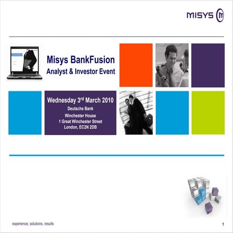4239 Misys Bank Fusion Presentation