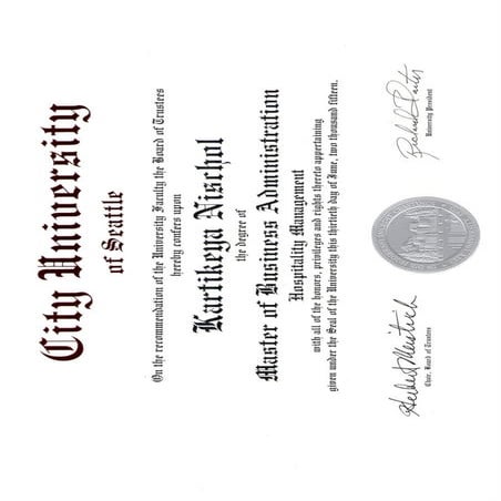 MBA Degree | PDF