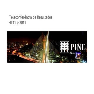 Teleconferência de Resultados 4T11