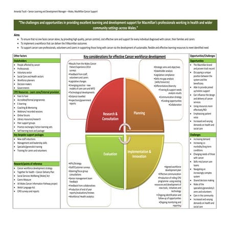 Macmillan Wales Learning and Development Analysis