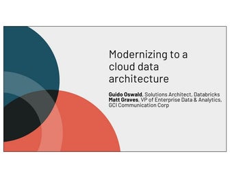 Modernizing to a Cloud Data Architecture