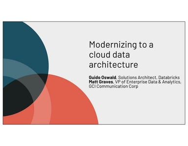 Modernizing to a Cloud Data Architecture