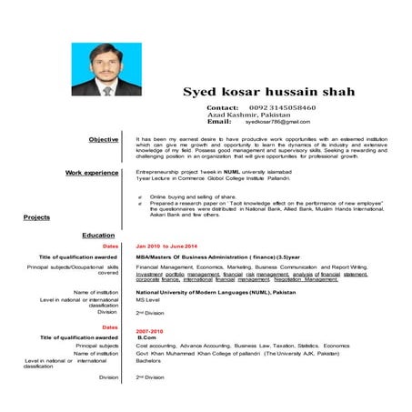 LAST CV | DOCX