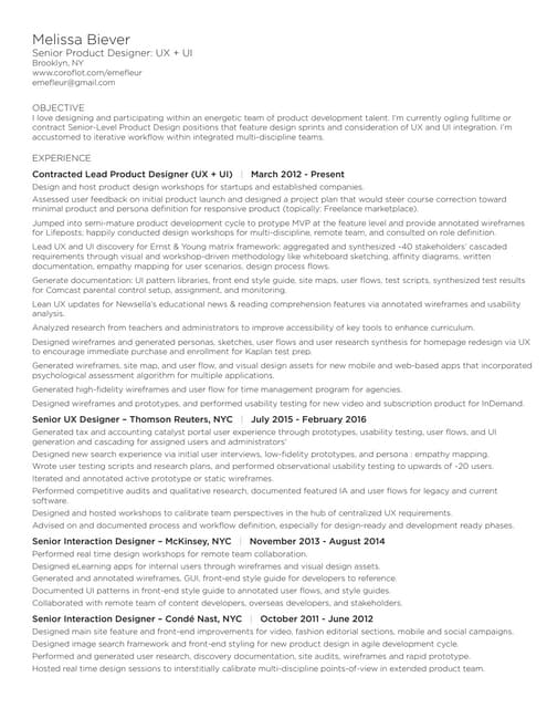 MBiever–resume–2017