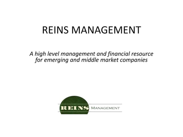 REINS MANAGEMENT may2016C