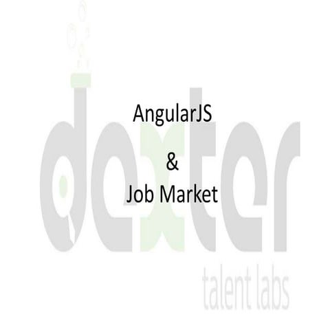 AngularJS & Job