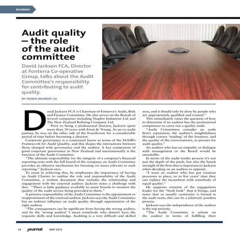 3. Audit Committee May 2013