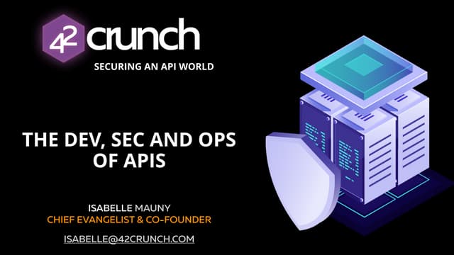 The Dev, Sec and Ops of API Security - NordicAPIs
