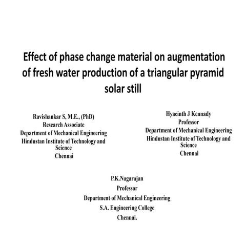42 solar desalination