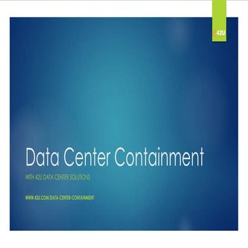 What is the Goal of Data Center Containment