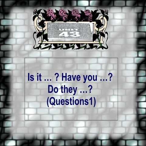 English Grammar, Unit 43