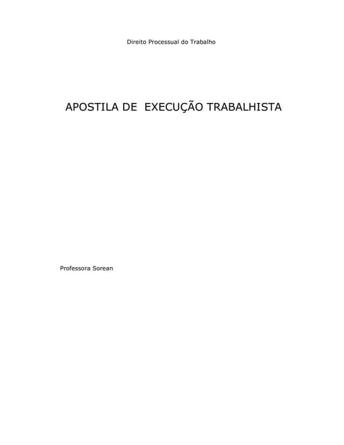 43035627 apostila-de-execucao-trabalhista