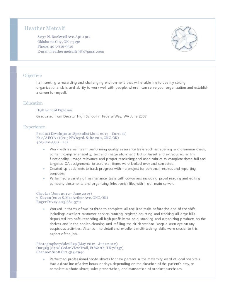 Heather 39 s Resume - 4309a5a6 Eae1 4f13 A9b8 2dc7fa1e1383 141126095558 Conversion Gate01 Thumbnail 4 