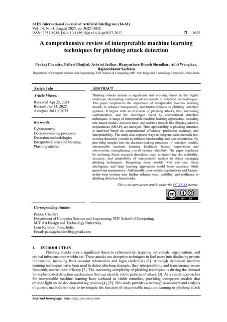 A comprehensive review of interpretable machine learning techniques for phish...