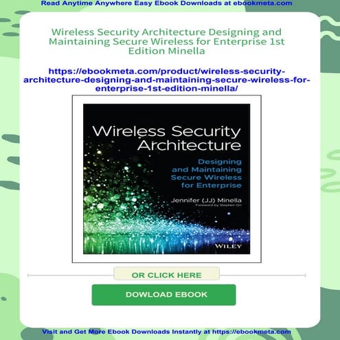 Wireless Security Architecture Designing and Maintaining Secure Wireless for ...