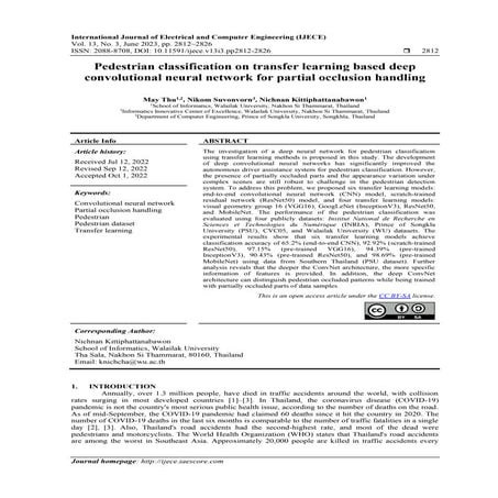 Pedestrian classification on transfer learning based deep  convolutional neur...