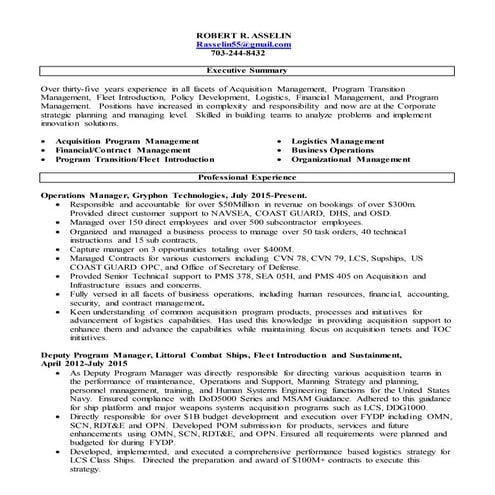 Asselin Resume Dec 2015 Final | DOCX