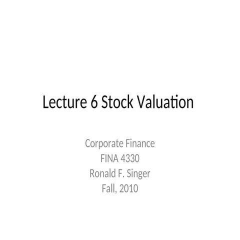 This presentation is about financial statement