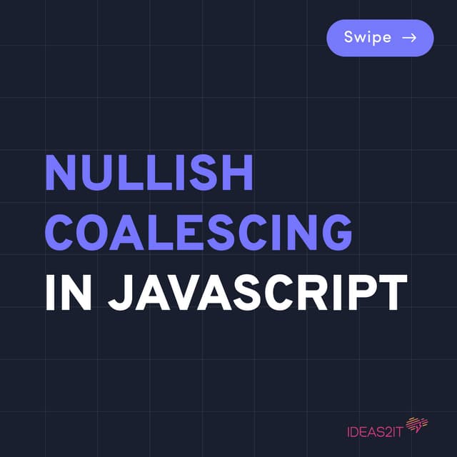Nullish coalescing in JavaScript | PDF