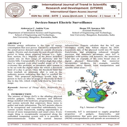 Devices-Smart Electric Surveillance