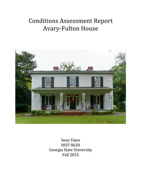 Conditions Assessment Report pdf