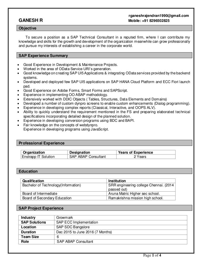 Ganesh Updated Resume