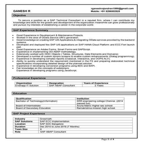 Ganesh Updated Resume