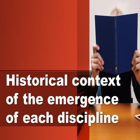 Social Science Disciplines; Inquiry, Methods of Research and History | PPTX