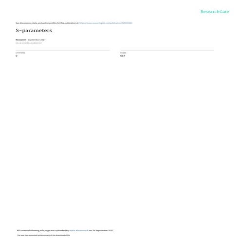 435601093 s-parameter LTtspice