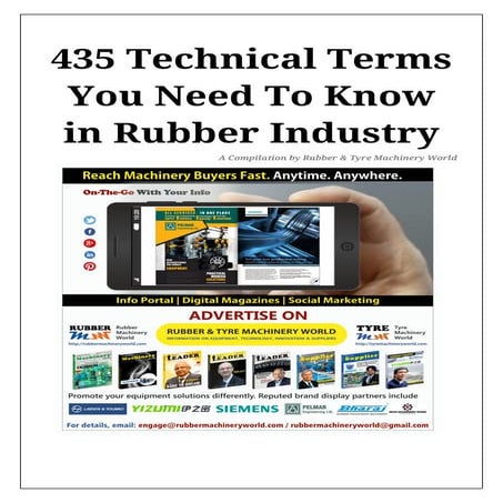 435 Technical Terms in Rubber Industry