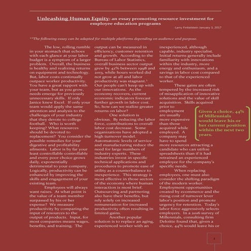 Untapped Human Equity 