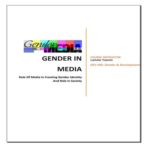 Gender in Media