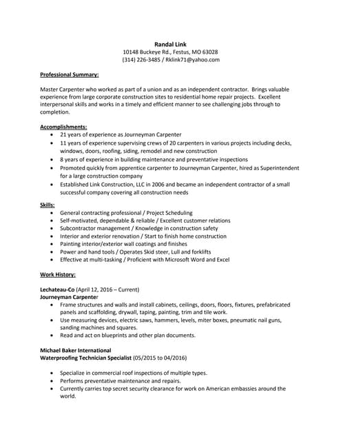 John Steven McRae Resume Generated April 2024 | PDF
