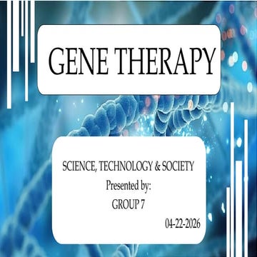 GE 7 (STS) - The Aspect of Gene Therapy.pptx