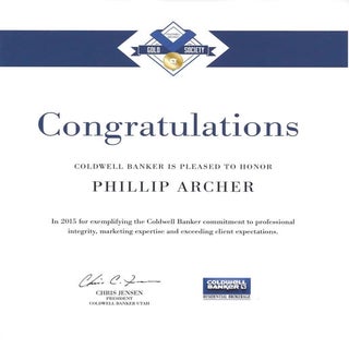 CB Gold Society 2015