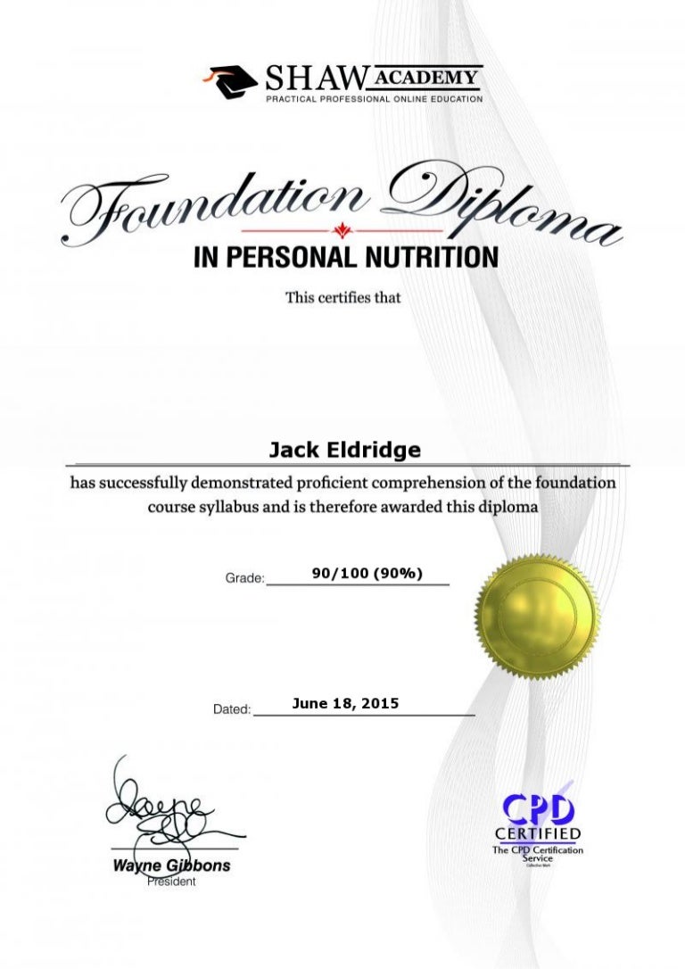 Nutrition Diploma