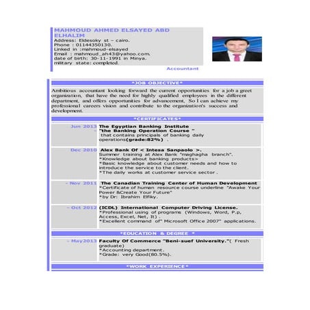 cv of mahomud ahmed23